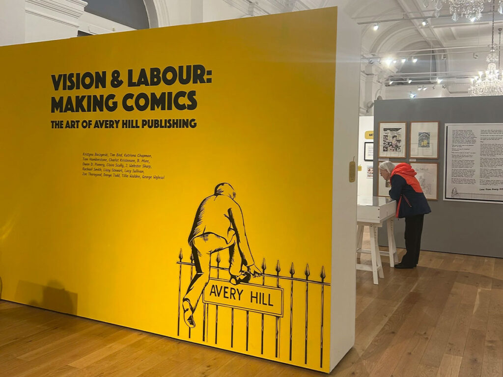 Mercer Art Gallery Vision Labour Making Comics Entrance