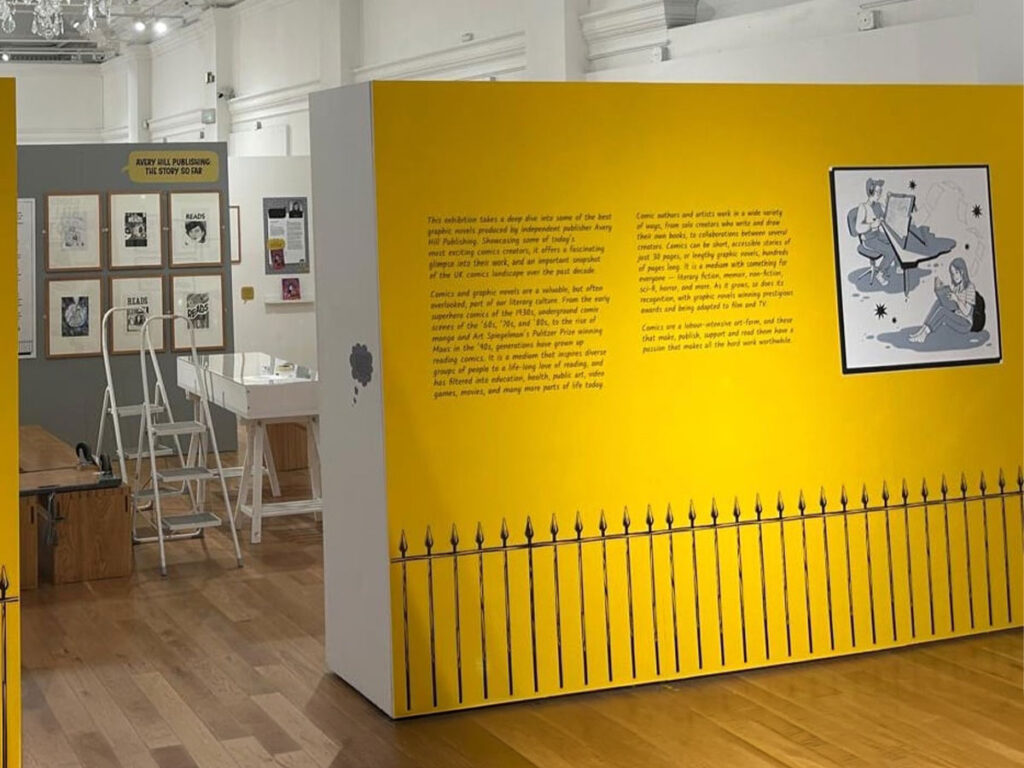Mercer Art Gallery Vision Labour Making Comics Entrance